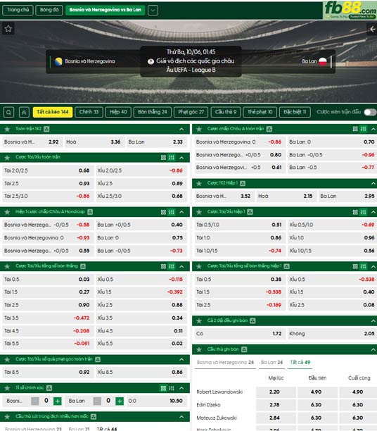 fb88-ty-le-tran-dau-Bosnia-vs-Ba-Lan-06-10-2026