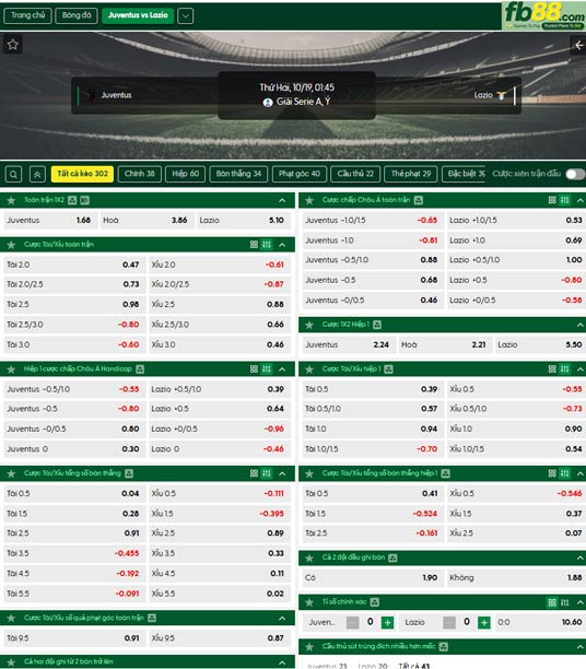 fb88-ty-le-tran-dau-Juventus-vs-Lazio-19-10-2026