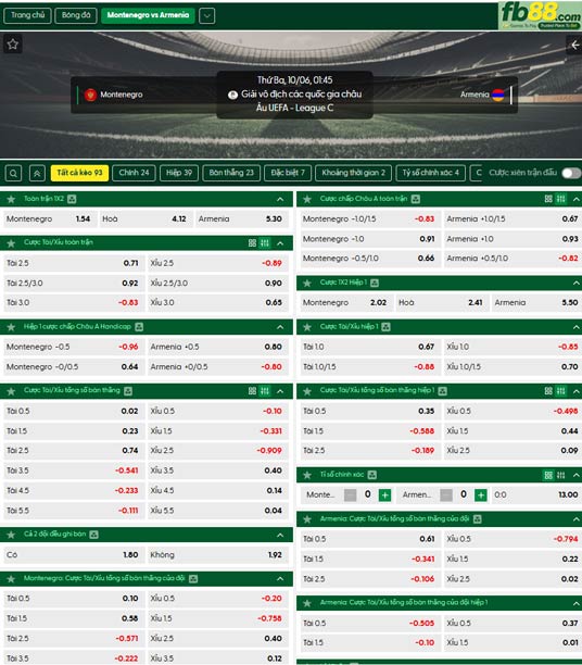 fb88-ty-le-tran-dau-Montenegro-vs-Armenia-06-10-2026