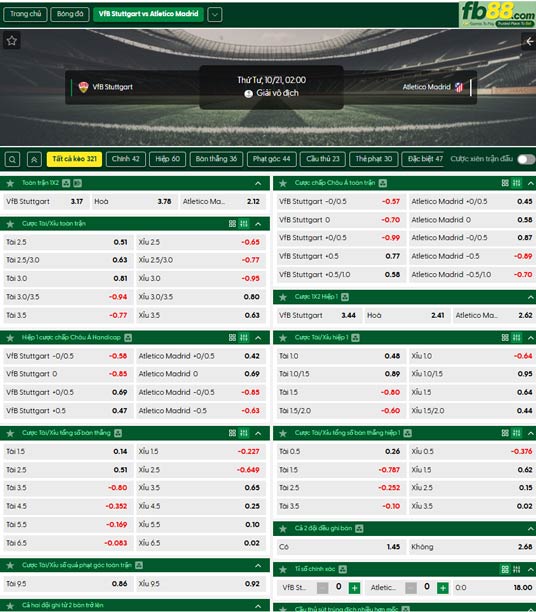 fb88-ty-le-tran-dau-Stuttgar-vs-Atletico-Madrid-21-10-2026